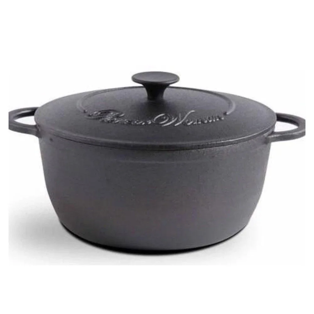 Pioneer Woman Timeless Cast Iron 5-Quart Pre-Seasoned Dutch Oven